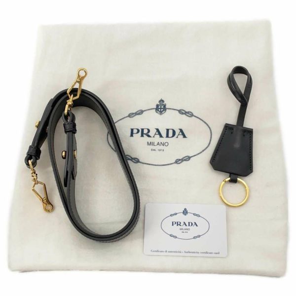 プラダ ハンドバッグ ソフィエット レザー 1BA153 PRADA 2wayショルダーバッグ 黒