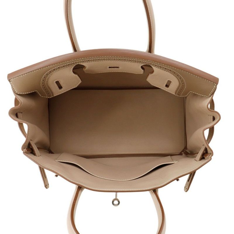 エルメス バーキン30 ギリーズ アルジル/エトゥープ/シルバー金具 スイフト □P刻印 HERMES Birkin ハンドバッグ