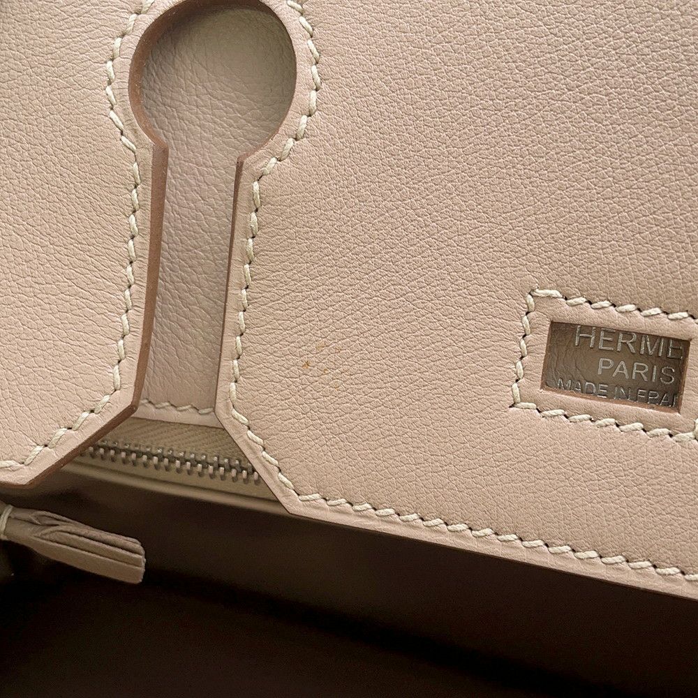 エルメス バーキン30 ギリーズ アルジル/エトゥープ/シルバー金具 スイフト □P刻印 HERMES Birkin ハンドバッグ