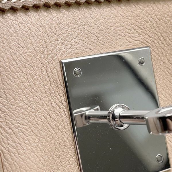 エルメス バーキン30 ギリーズ アルジル/エトゥープ/シルバー金具 スイフト □P刻印 HERMES Birkin ハンドバッグ