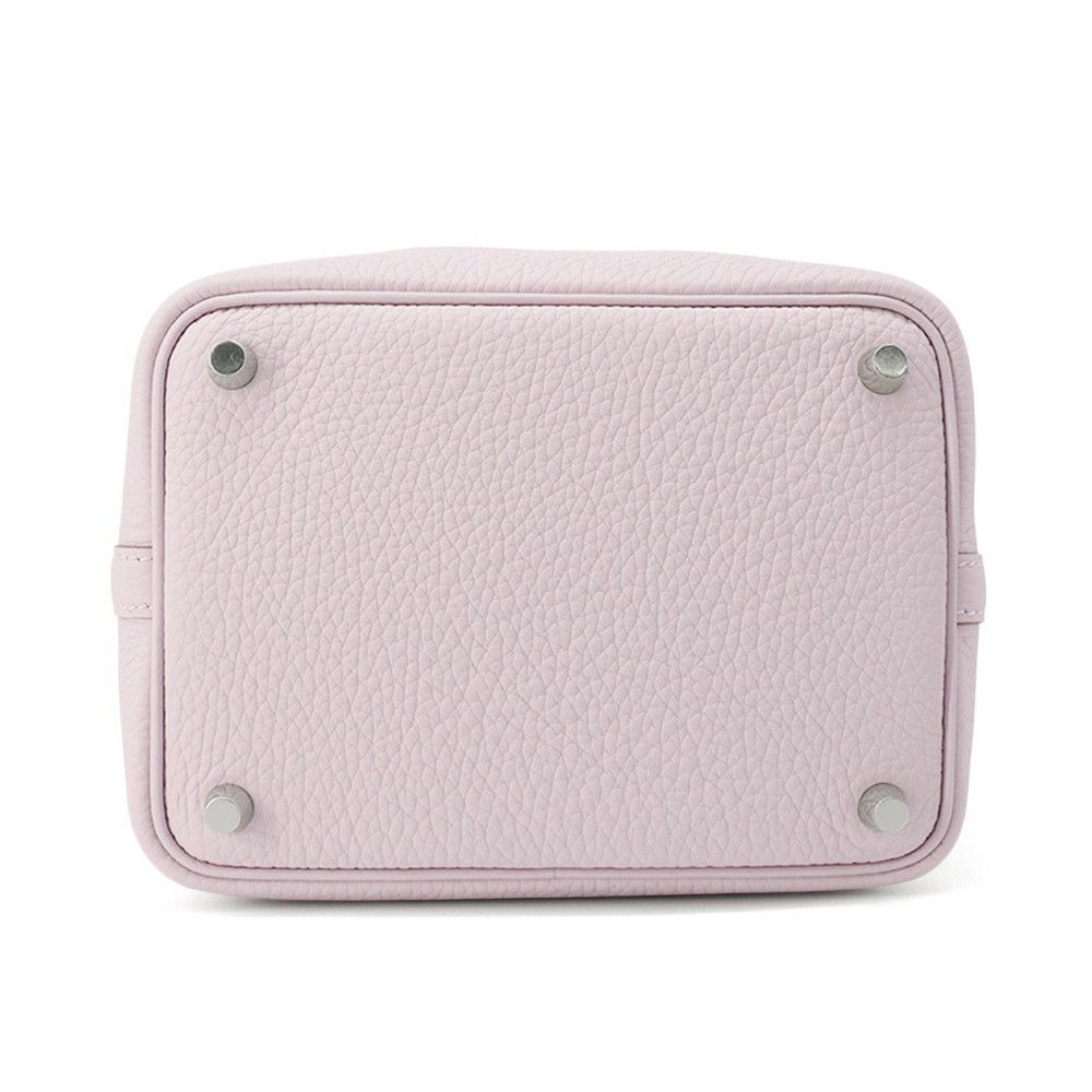 エルメス ハンドバッグ ピコタンロックPM モーヴペール/シルバー金具 トリヨンクレマンス W刻印