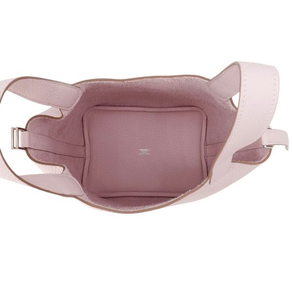 エルメス ハンドバッグ ピコタンロックPM モーヴペール/シルバー金具 トリヨンクレマンス W刻印