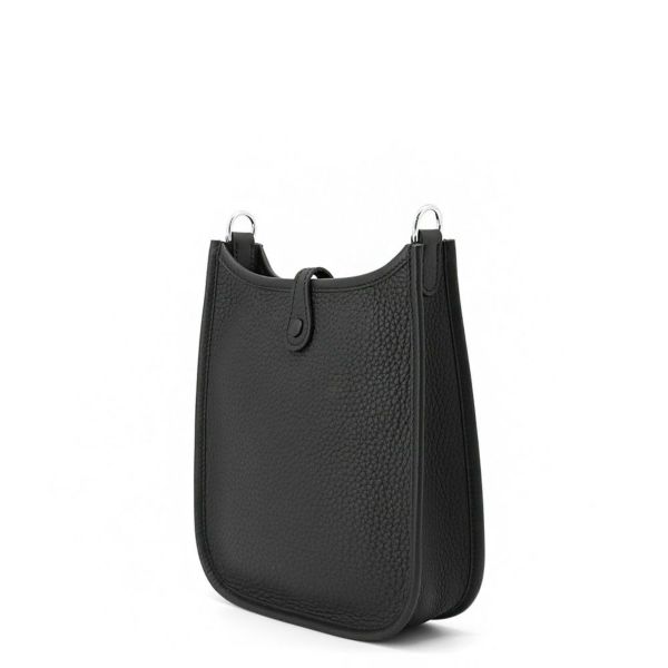 エルメス エブリンTPM アマゾン サングル ジグザグ ブラック/ホワイト/シルバー金具 トリヨンクレマンス K刻印 黒 白