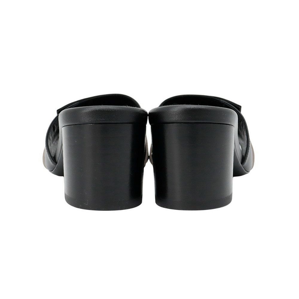 エルメス サンダル ジジ 50 カーフレザー リザードナチュラ レディースサイズ36 HERMES 靴 黒