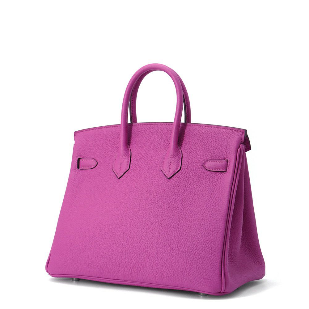 エルメス バーキン25 マグノリア/シルバー金具 トゴ C刻印 HERMES Birkin ハンドバッグ