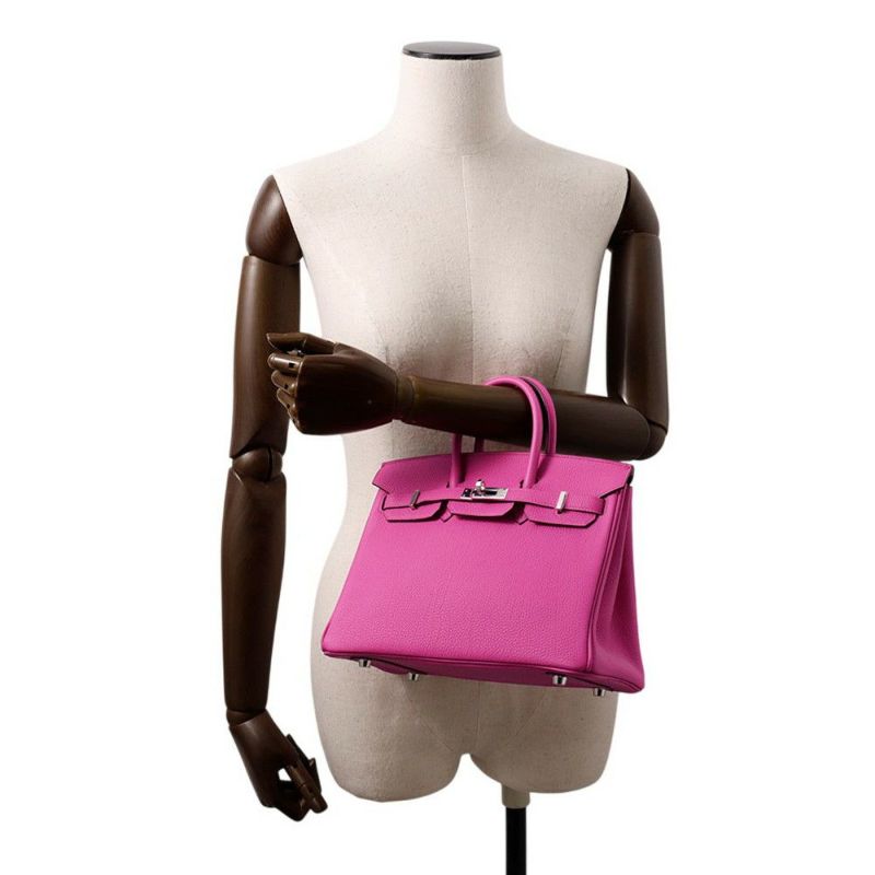 エルメス バーキン25 マグノリア/シルバー金具 トゴ C刻印 HERMES Birkin ハンドバッグ