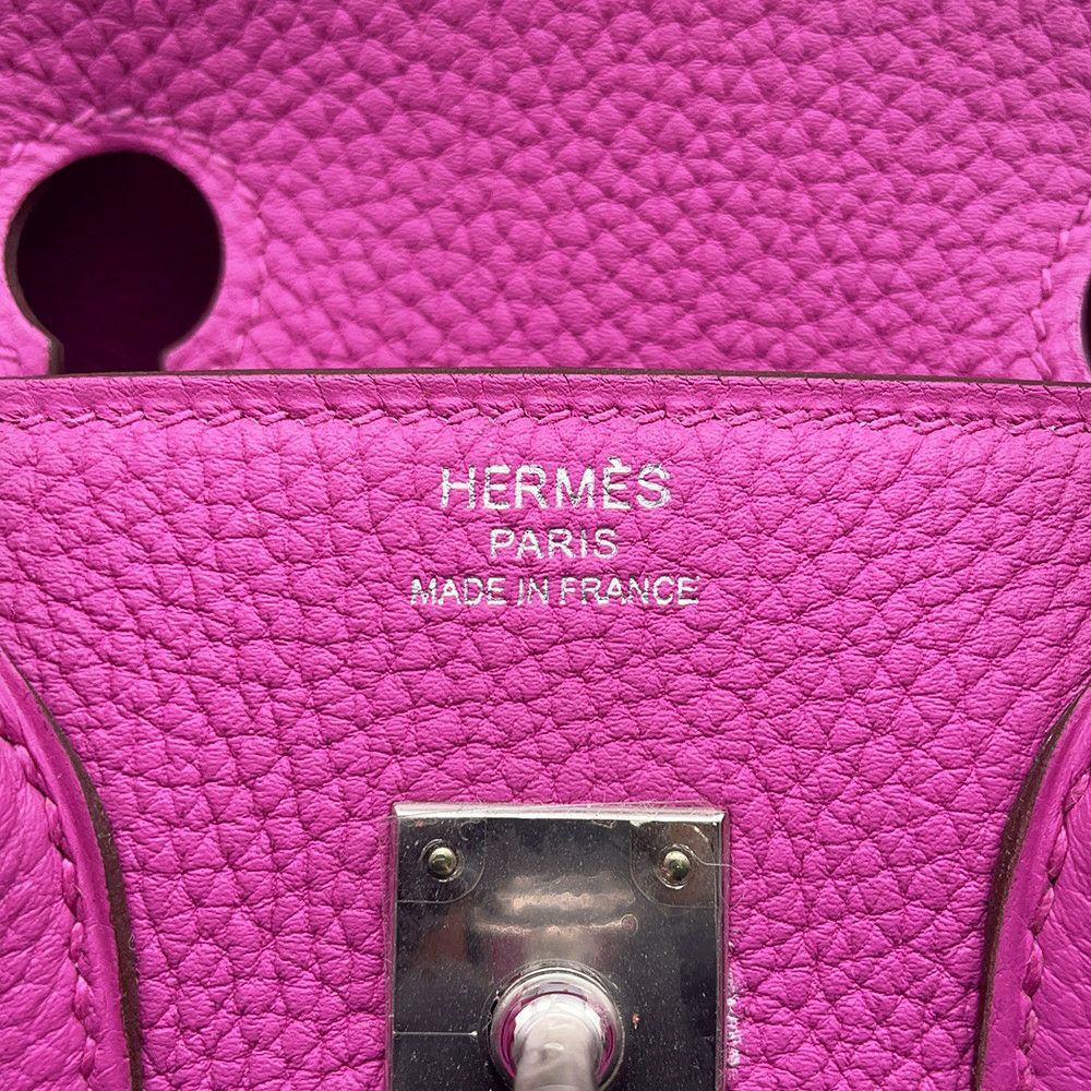 エルメス バーキン25 マグノリア/シルバー金具 トゴ C刻印 HERMES Birkin ハンドバッグ