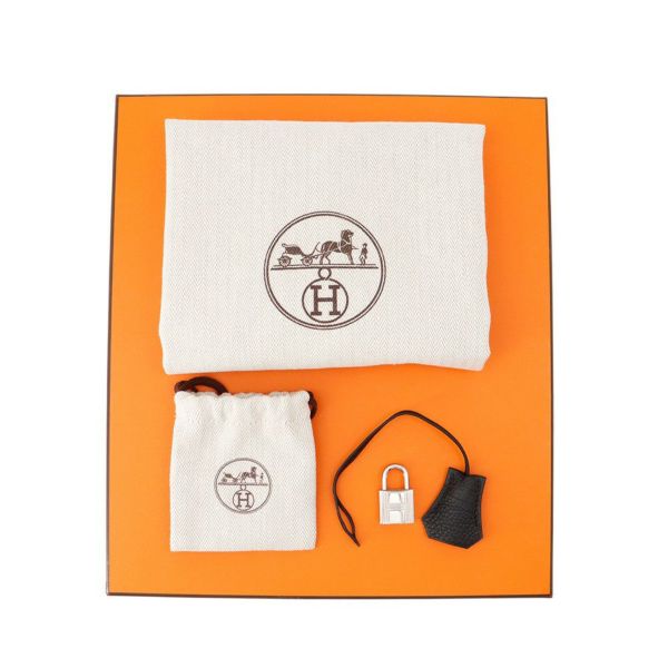 エルメス バーキン25 ブラック/シルバー金具 トゴ Y刻印 HERMES Birkin ハンドバッグ 黒