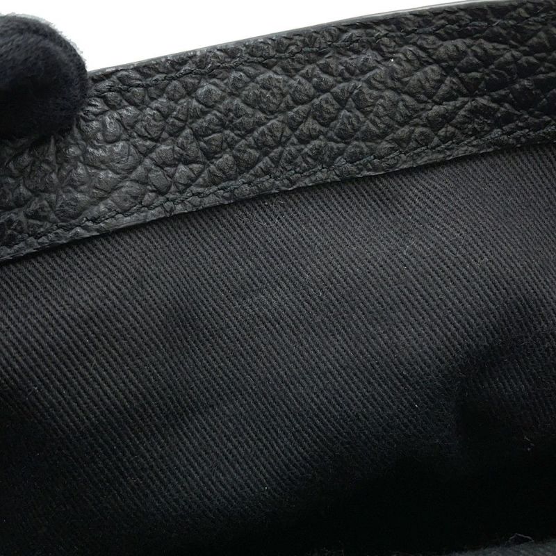 メゾンマルジェラ ハンドバッグ 5AC マイクロ カーフレザー/コットン S56WG0081 2way 黒