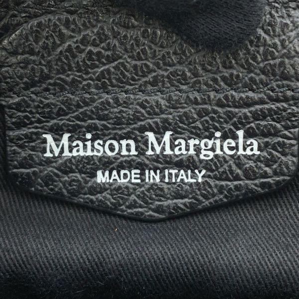 メゾンマルジェラ ハンドバッグ 5AC マイクロ カーフレザー/コットン S56WG0081 2way 黒