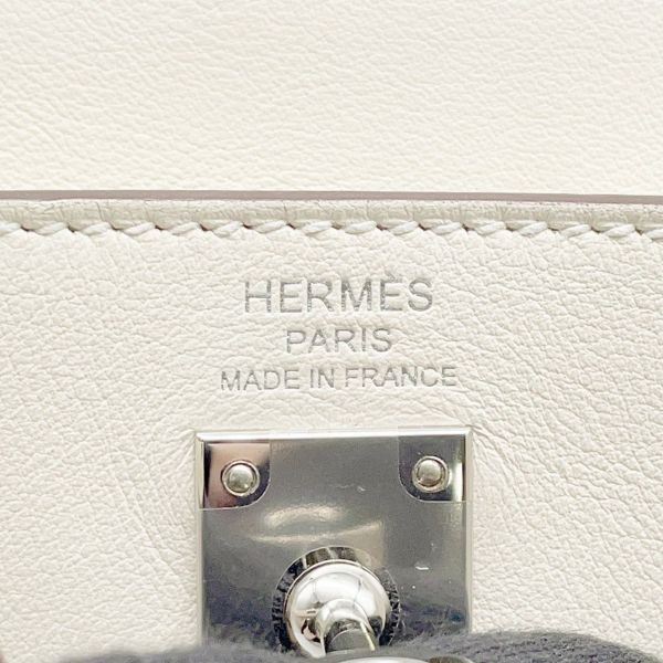 エルメス ハンドバッグ ケリー25 内縫い IN AND OUT ナタ/シルバー金具 スイフト Z刻印 HERMES Kelly 2wayバッグ