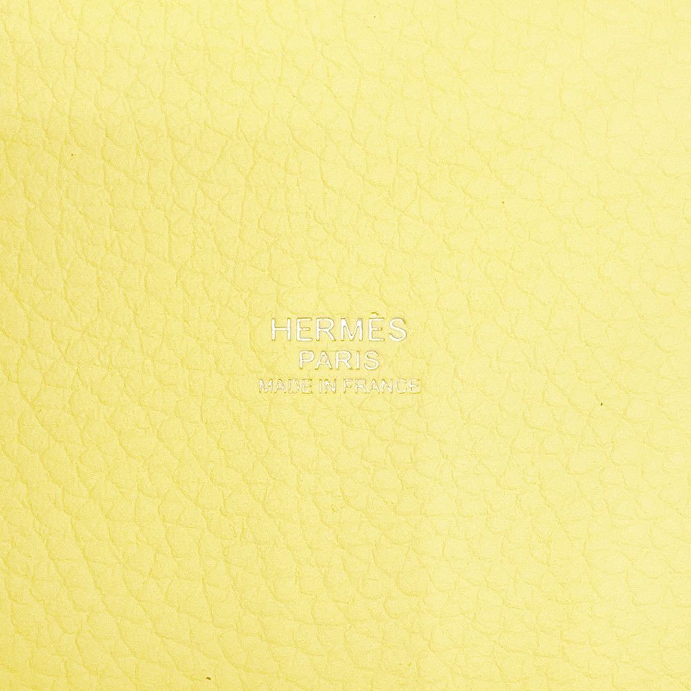 エルメス ピコタンロックPM エクラ リモンチェッロ/オレンジフィールド/シルバー金具 トリヨンクレマンス K刻印