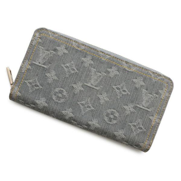 ルイヴィトン 長財布 モノグラム・デニム ジッピー・ウォレット M13214 LOUIS VUITTON