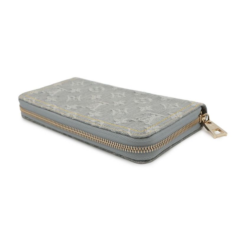 ルイヴィトン 長財布 モノグラム・デニム ジッピー・ウォレット M13214 LOUIS VUITTON