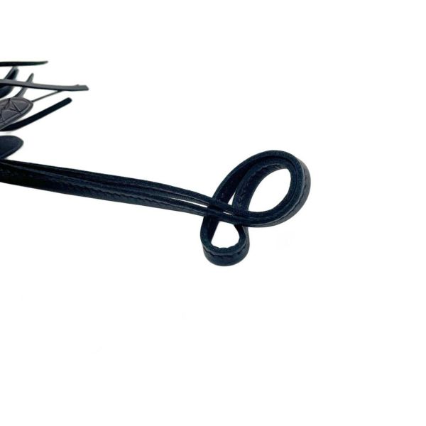 エルメス バッグチャーム ロデオPM ペガサス タッチ ブラック ラムスキン/アリゲーターマット Z刻印 HERMES 黒 ソーブラック