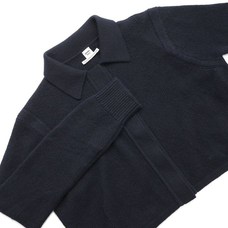 エルメス カーディガン シャツ カシミヤ レディースサイズ34 HERMES