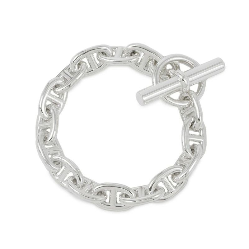 エルメス ブレスレット シェーヌダンクルMM 15コマ SV925シルバー HERMES ジュエリー