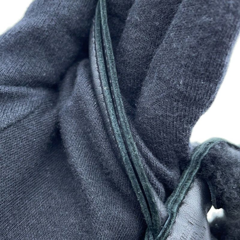 エルメス バッグチャーム バディ パンク ブラック/シルバー金具 ラムスキン/ムートン B刻印 黒