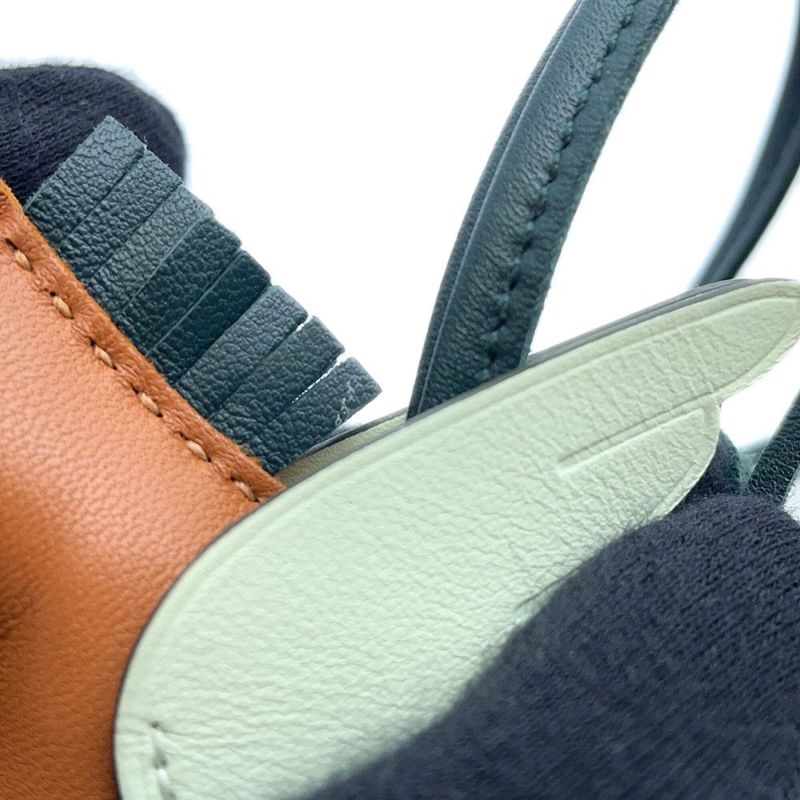 エルメス バッグチャーム ロデオPM ペガサス ゴールド/ヴェールシプレ/ヴェールフィズ ラムスキン U刻印