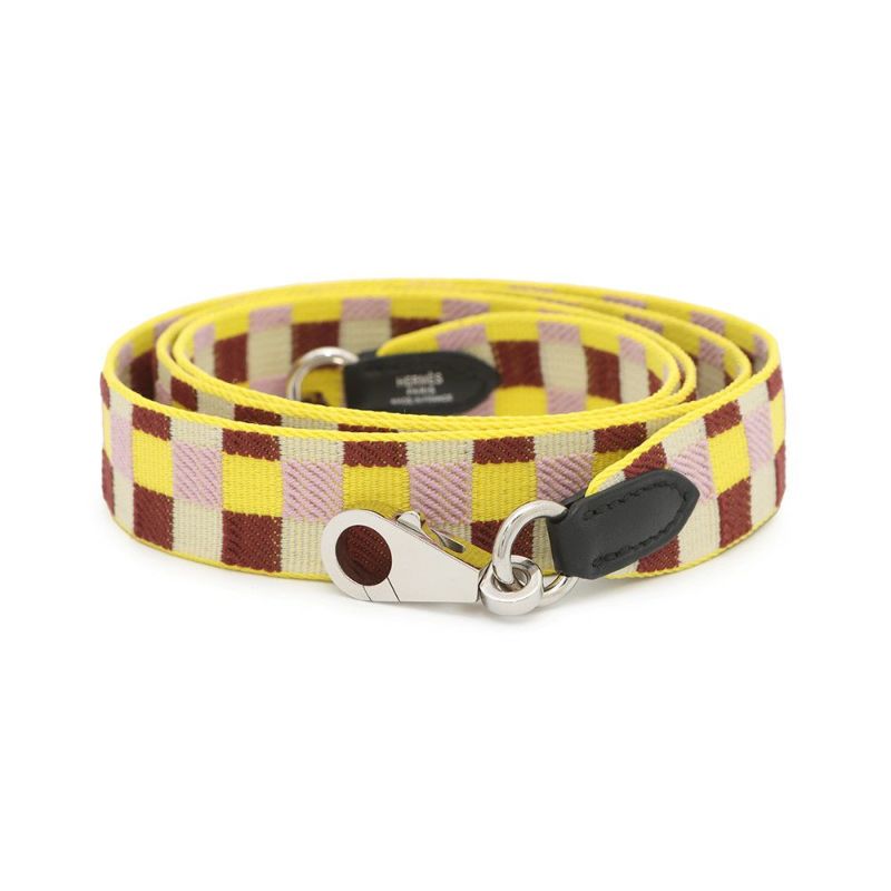 エルメス バンドリエール サングル マキシカドリーユ ライム/モーヴシルベストル/シルバー金具 U刻印