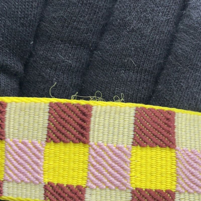 エルメス バンドリエール サングル マキシカドリーユ ライム/モーヴシルベストル/シルバー金具 U刻印