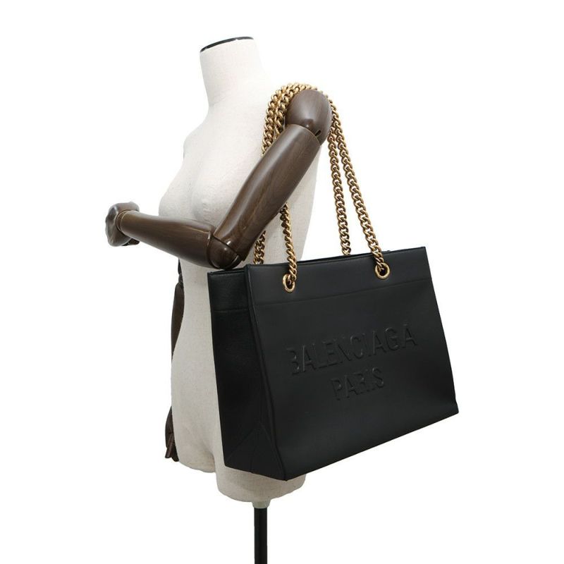 バレンシアガ トートバッグ デュ―ティ フリー レザー 760013 BALENCIAGA 黒