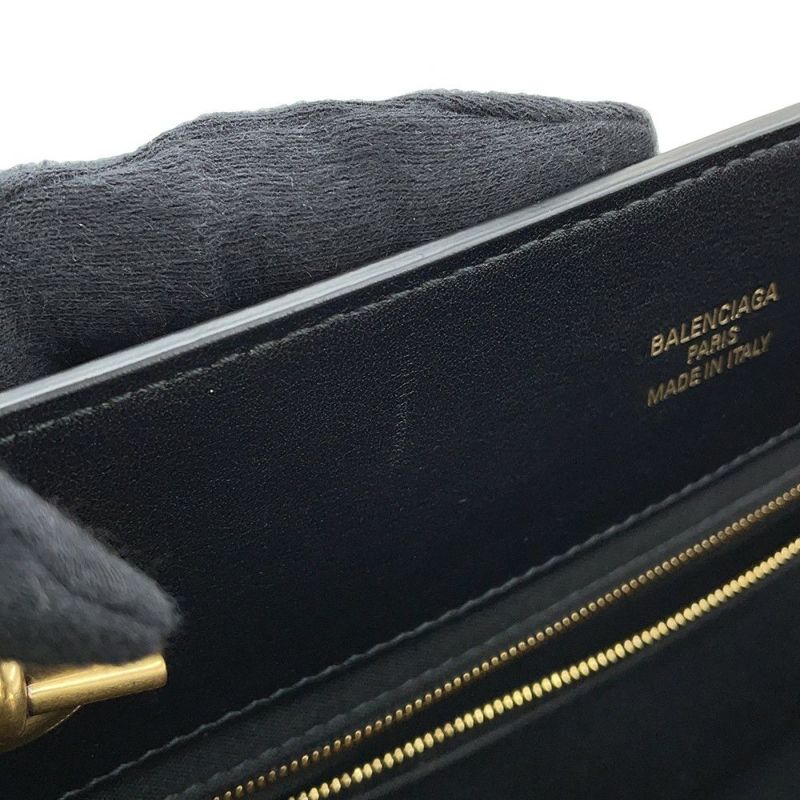 バレンシアガ トートバッグ デュ―ティ フリー レザー 760013 BALENCIAGA 黒