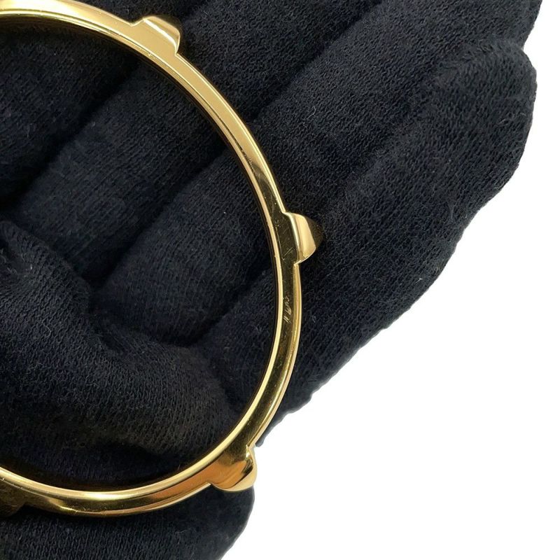 エルメス ブレスレット アテナ サイズT3 ブラック/ゴールド金具 ボックスカーフ HERMES アクセサリー 黒