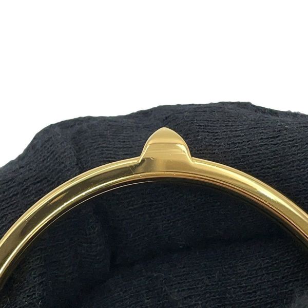 エルメス ブレスレット アテナ サイズT3 ブラック/ゴールド金具 ボックスカーフ HERMES アクセサリー 黒