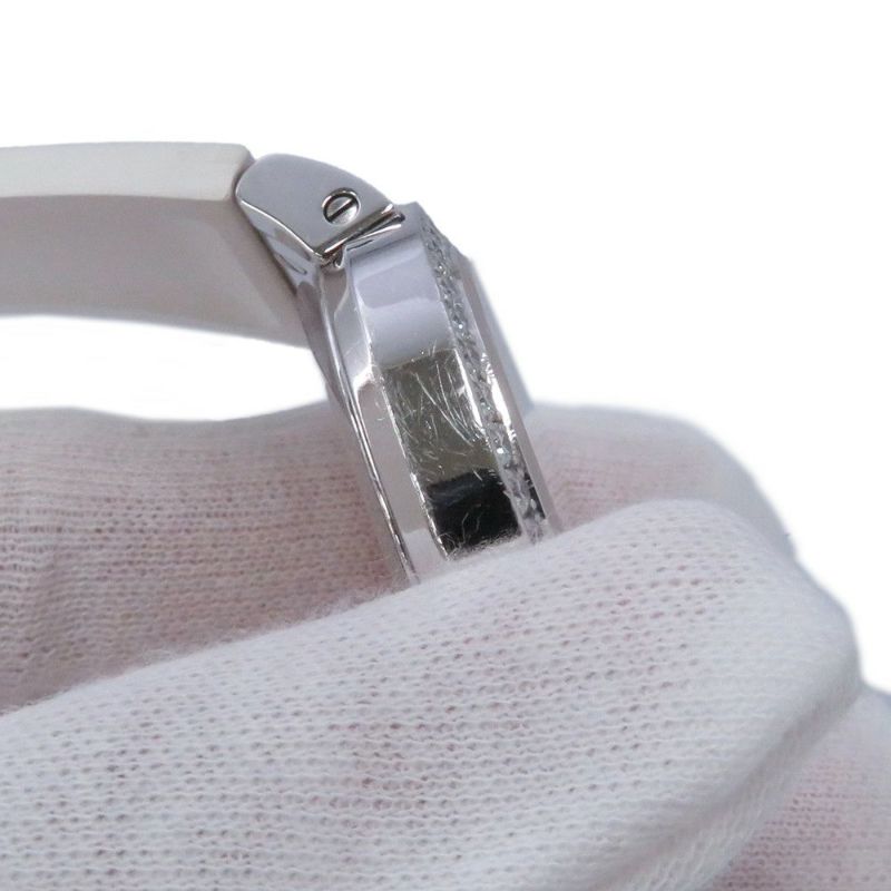 ハリーウィンストン オーシャン バイレトログラード ダイヤベゼル 400UABI36W シルバー文字盤