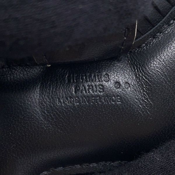 エルメス バッグチャーム ロデオ PM タッチ ブラック/ヒマラヤ ラムスキン/ニロティカスマット W刻印 黒