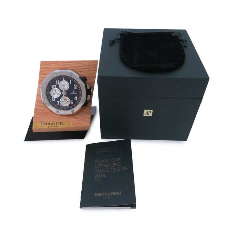 オーデマピゲ ロイヤルオーク オフショア テーブルクロック AUDEMARS PIGUET 置時計 ブルー文字盤