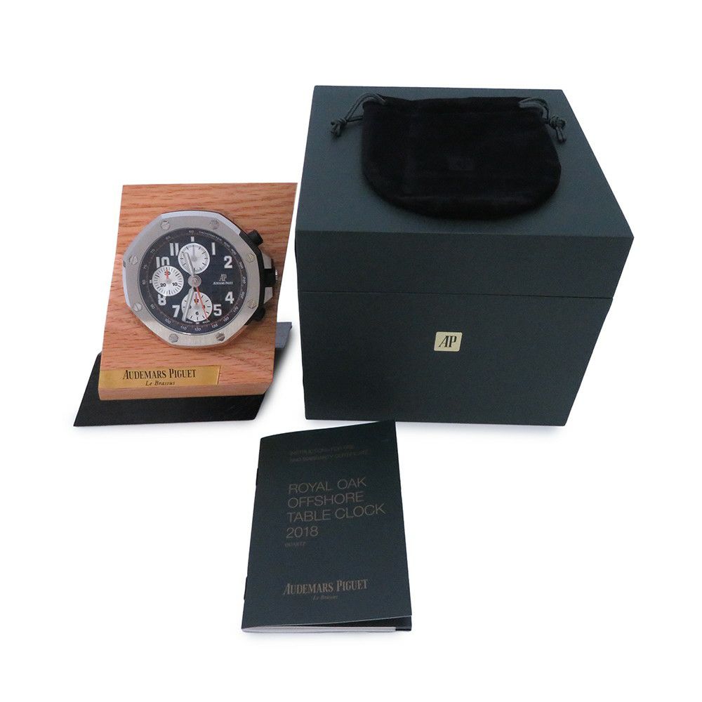 オーデマピゲ ロイヤルオーク オフショア テーブルクロック AUDEMARS PIGUET 置時計 ブルー文字盤
