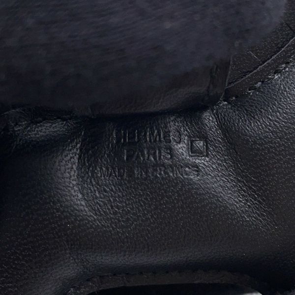 エルメス バッグチャーム ロデオ PM タッチ ブラック ラムスキン/アリゲーターマット W刻印 黒