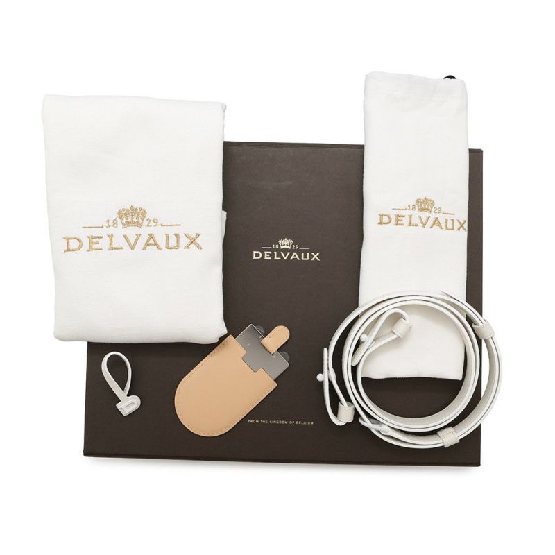 デルヴォー ハンドバッグ ブリヨン ミニ ボックスカーフ AA0544AAM010DPA Delvaux 2way デルボー