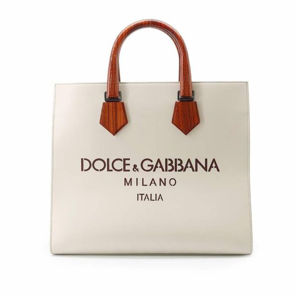 ドルチェ＆ガッバーナ トートバッグ ロゴ ショッピング レザー ウッド DOLCE&GABBANA 2wayショルダー 安心保証 |  中古・新品ブランド販売ギャラリーレア公式通販