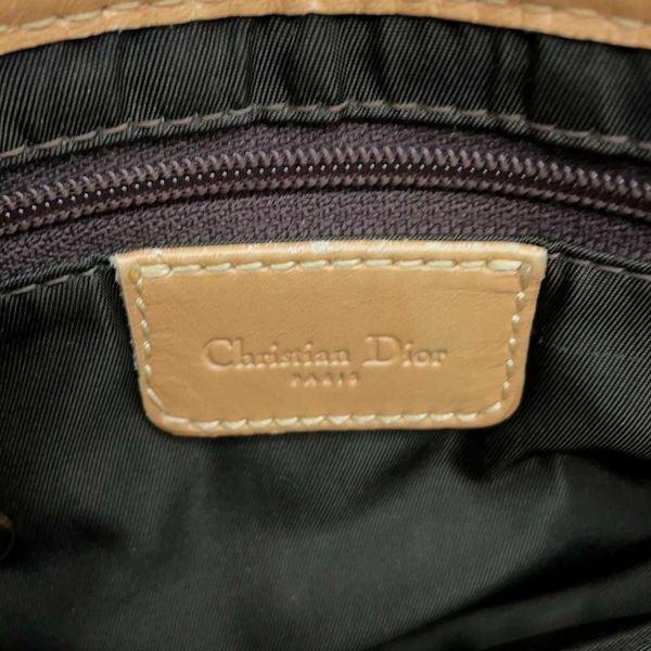 クリスチャン・ディオール ショルダーバッグ サドルバッグ トロッター キャンバス Christian Dior ワンショルダー