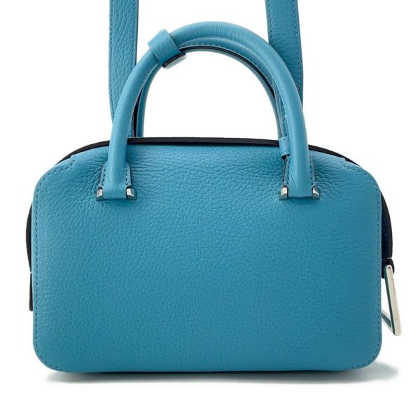 DELVAUX】デルヴォー レザーボストンバッグ シルバー金具