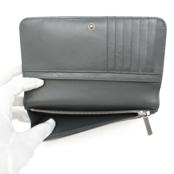 中古・古着通販】BALENCIAGA (バレンシアガ) 長財布 グレー