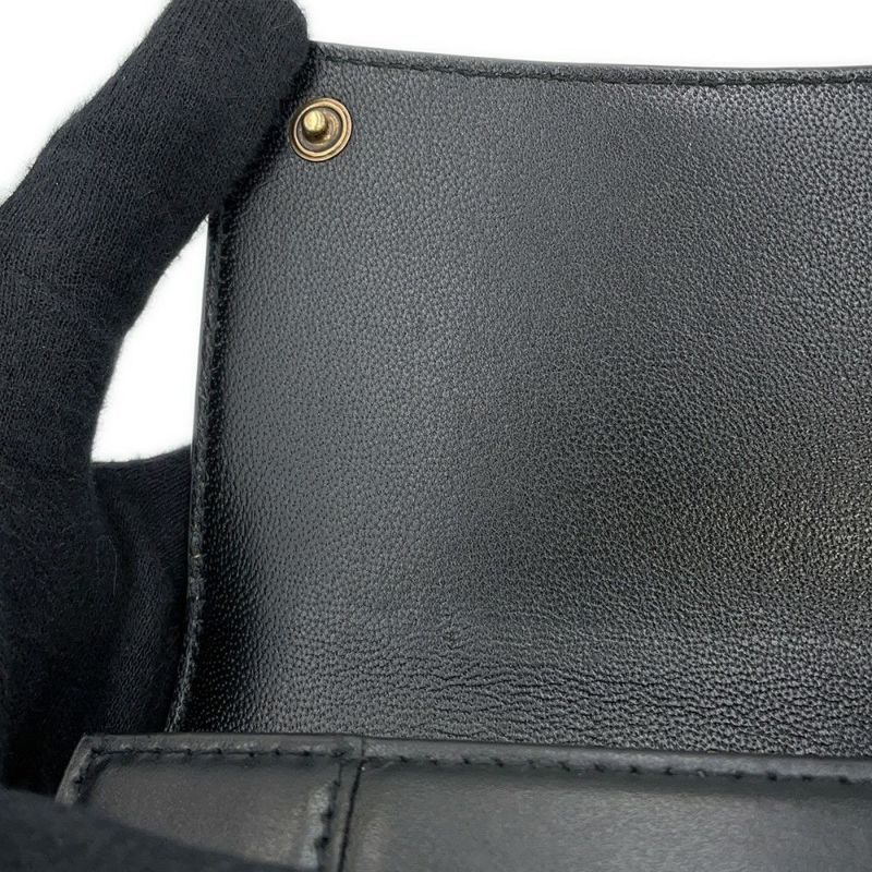 バレンシアガ 二つ折り財布 アワーグラス ミディアム ウォレット レザー 600211 BALENCIAGA 黒