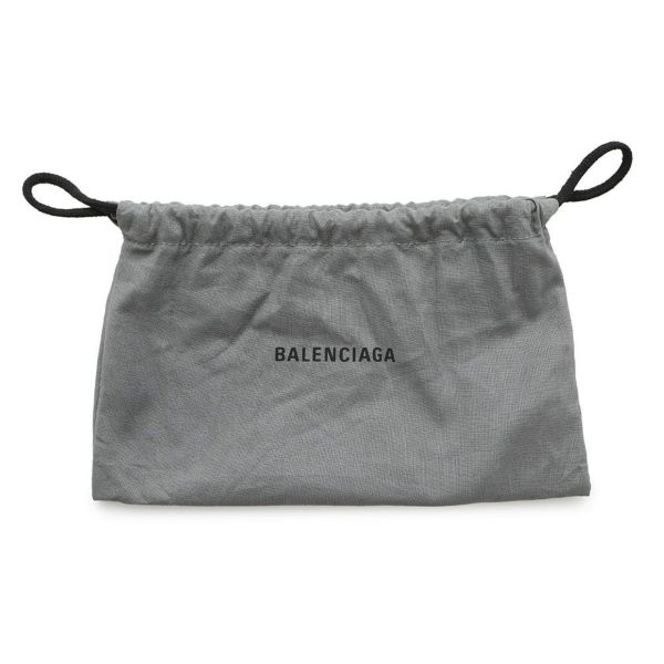 バレンシアガ 二つ折り財布 アワーグラス ミディアム ウォレット レザー 600211 BALENCIAGA 黒