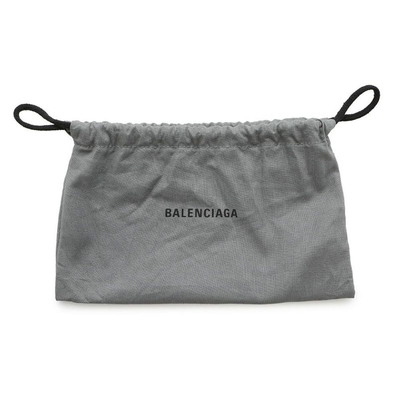 バレンシアガ 二つ折り財布 アワーグラス ミディアム ウォレット レザー 600211 BALENCIAGA 黒