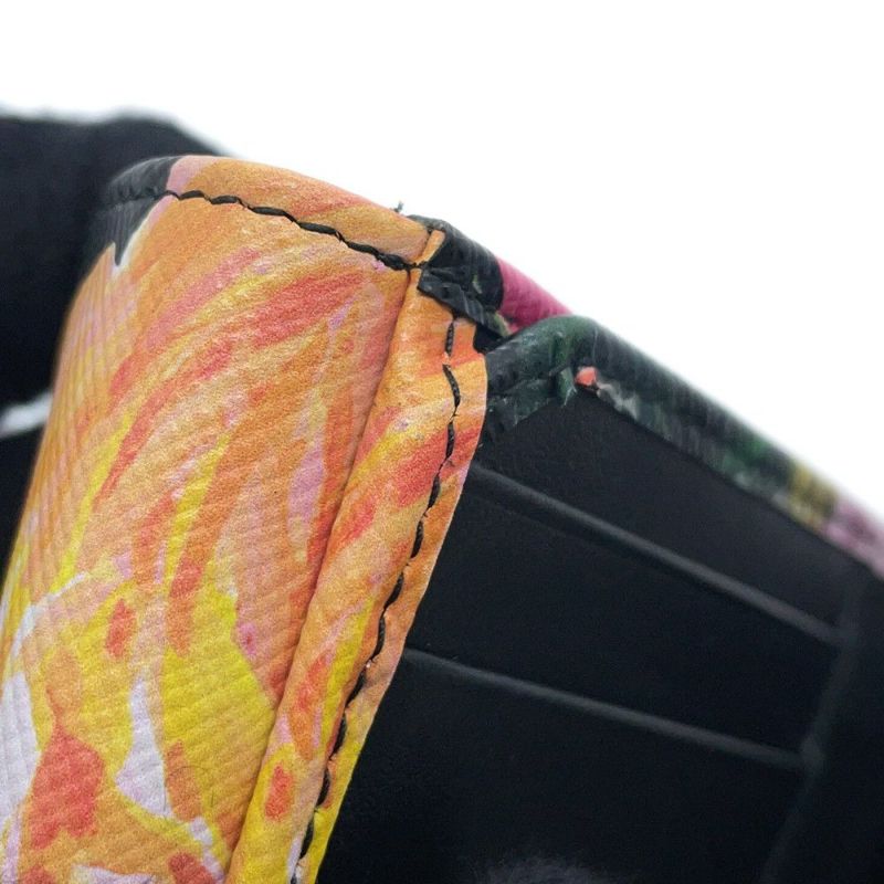プラダ 三つ折り財布 花柄 レザー 1MH043 PRADA 財布 フラワー
