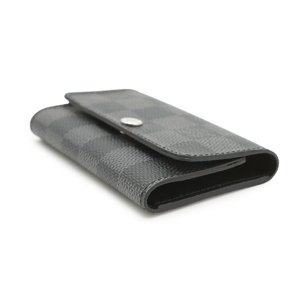 ルイヴィトン 6連キーケース ダミエ・グラフィット ミュルティクレ6 N62662 LOUIS VUITTON ヴィトン ブラック 黒