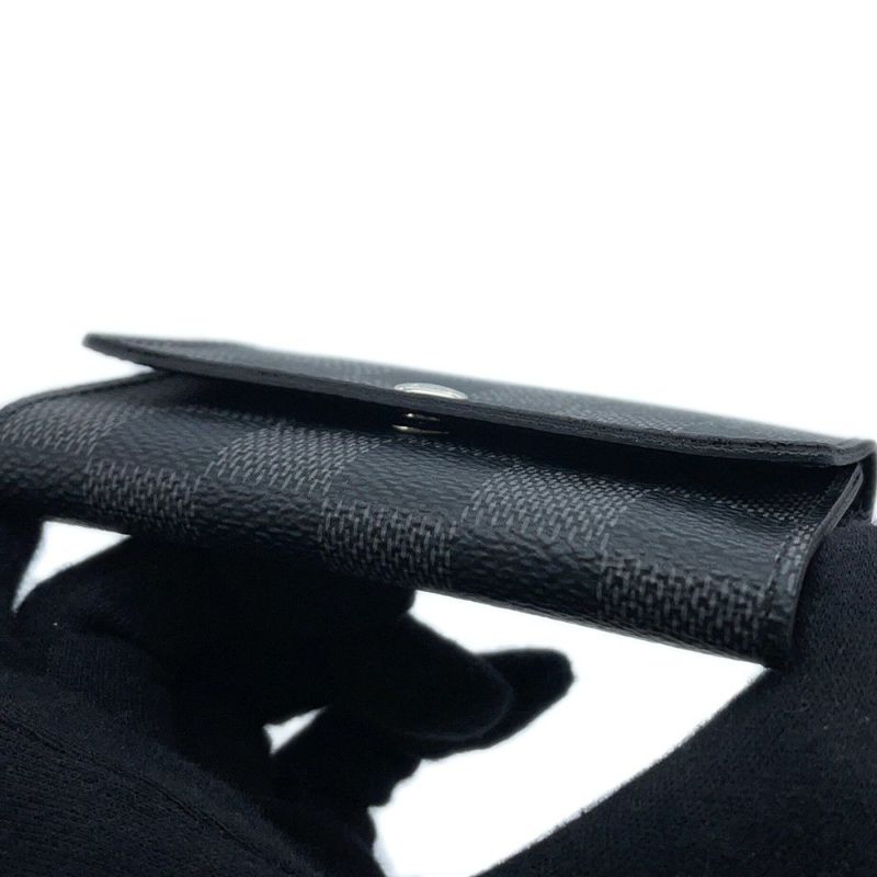 ルイヴィトン 6連キーケース ダミエ・グラフィット ミュルティクレ6 N62662 LOUIS VUITTON ヴィトン ブラック 黒