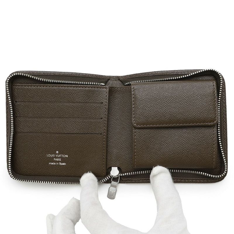 ルイヴィトン 二つ折り財布 タイガ ポルト・ビエ・モネジップ M30676 LOUIS VUITTON