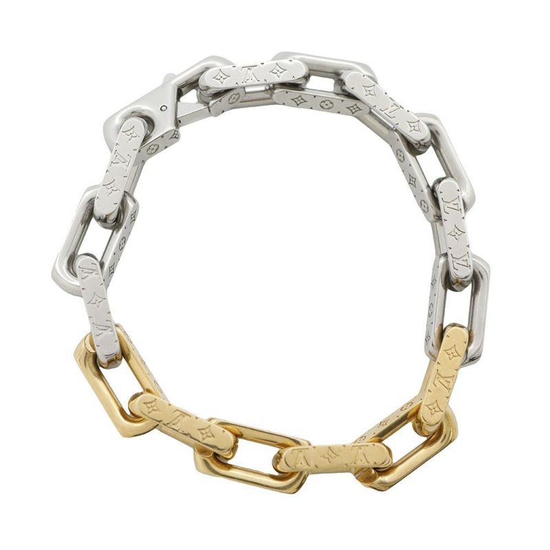 ルイヴィトン ブレスレット  チェーン モノグラム サイズL M1555L LOUIS VUITTON アクセサリー