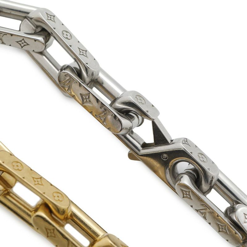 ルイヴィトン ブレスレット  チェーン モノグラム サイズL M1555L LOUIS VUITTON アクセサリー