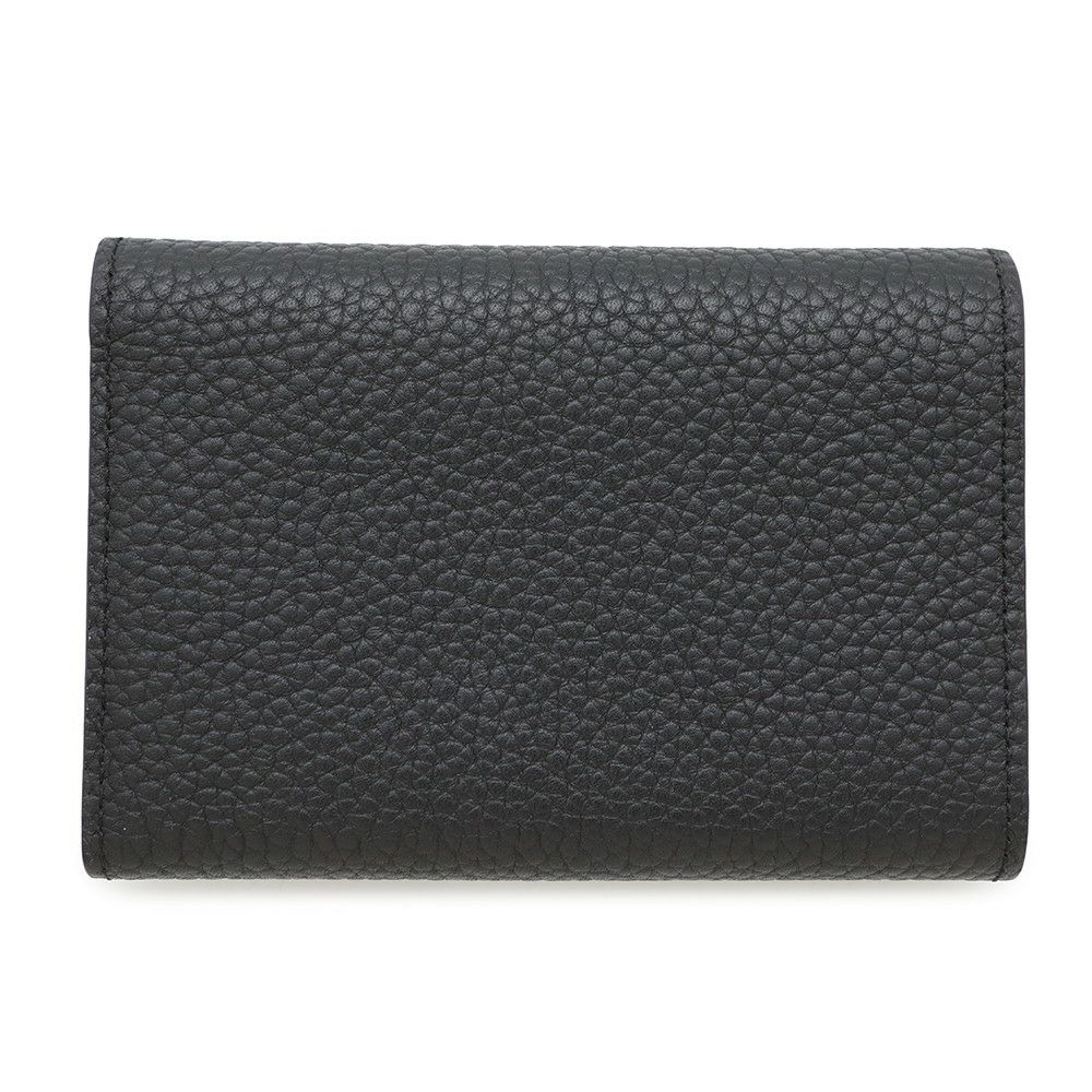 ルイヴィトン 三つ折り財布 トリヨンレザー ポルトフォイユ・カプシーヌ コンパクト M62157 LOUIS VUITTON 黒 ブラック