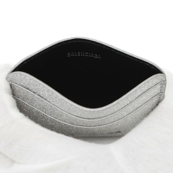 バレンシアガ カードケース ラメ レザー 593812 BALENCIAGA パスケース